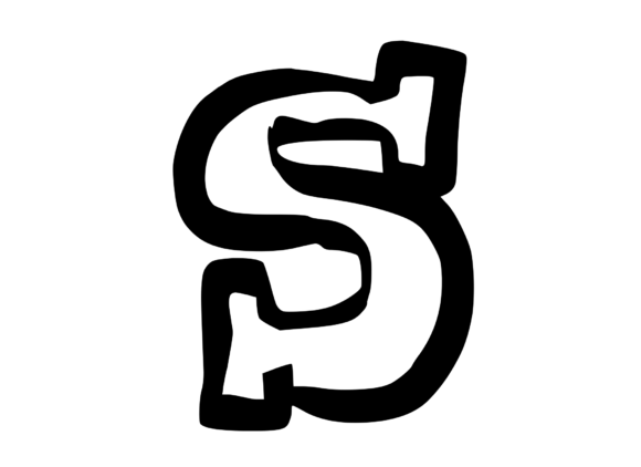 Bold Punk Hand Drawn Mono Letter S Review