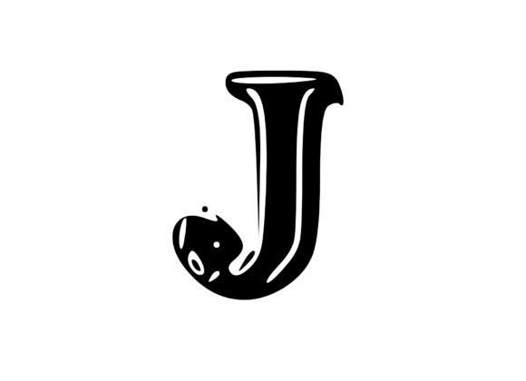 Fun Whacky Playful Mono Letter J V.2 Review for Embroidery Projects