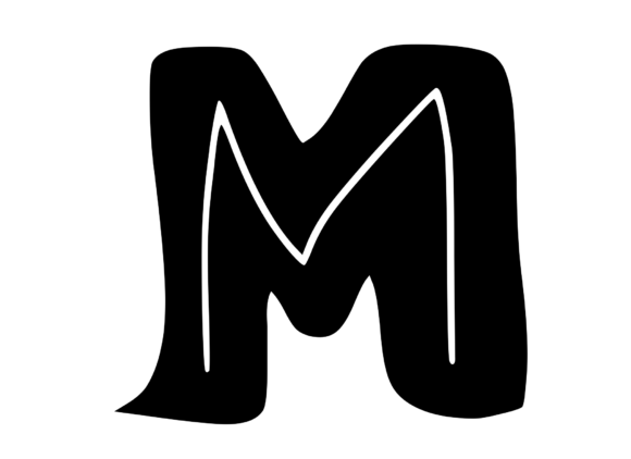 Funky Bold Skeleton Letter M Review for Embroidery Projects