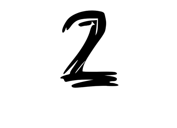 Old Brush Stroked Mono Number 2 Review for Embroidery Projects