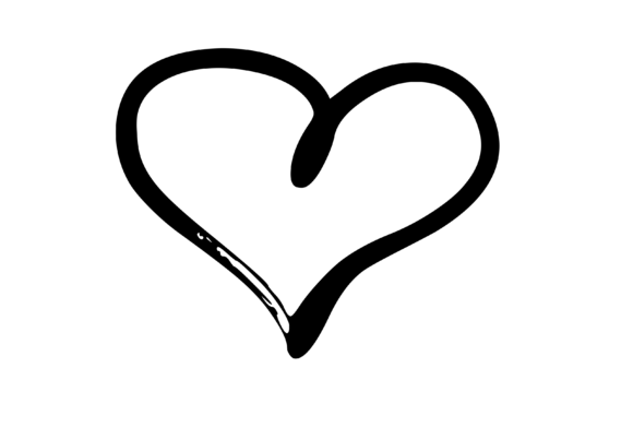 Rough Hand Drawn Hearts Graphic Element Review