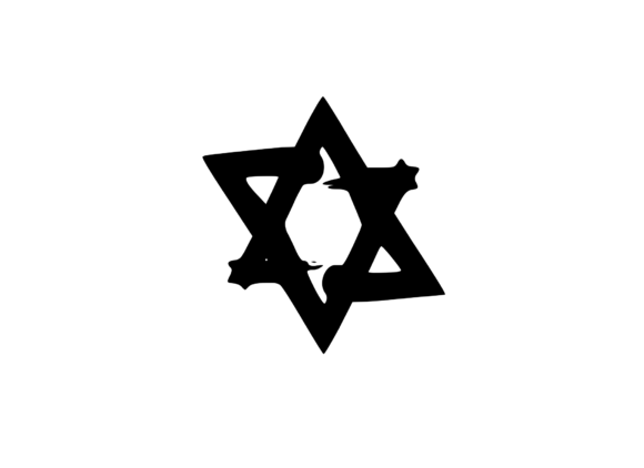 Rough Hand Drawn Star of David Graphic Review