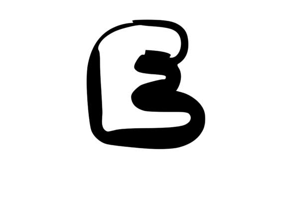 Rounded Fat Marker Pen Mono Letter E Review